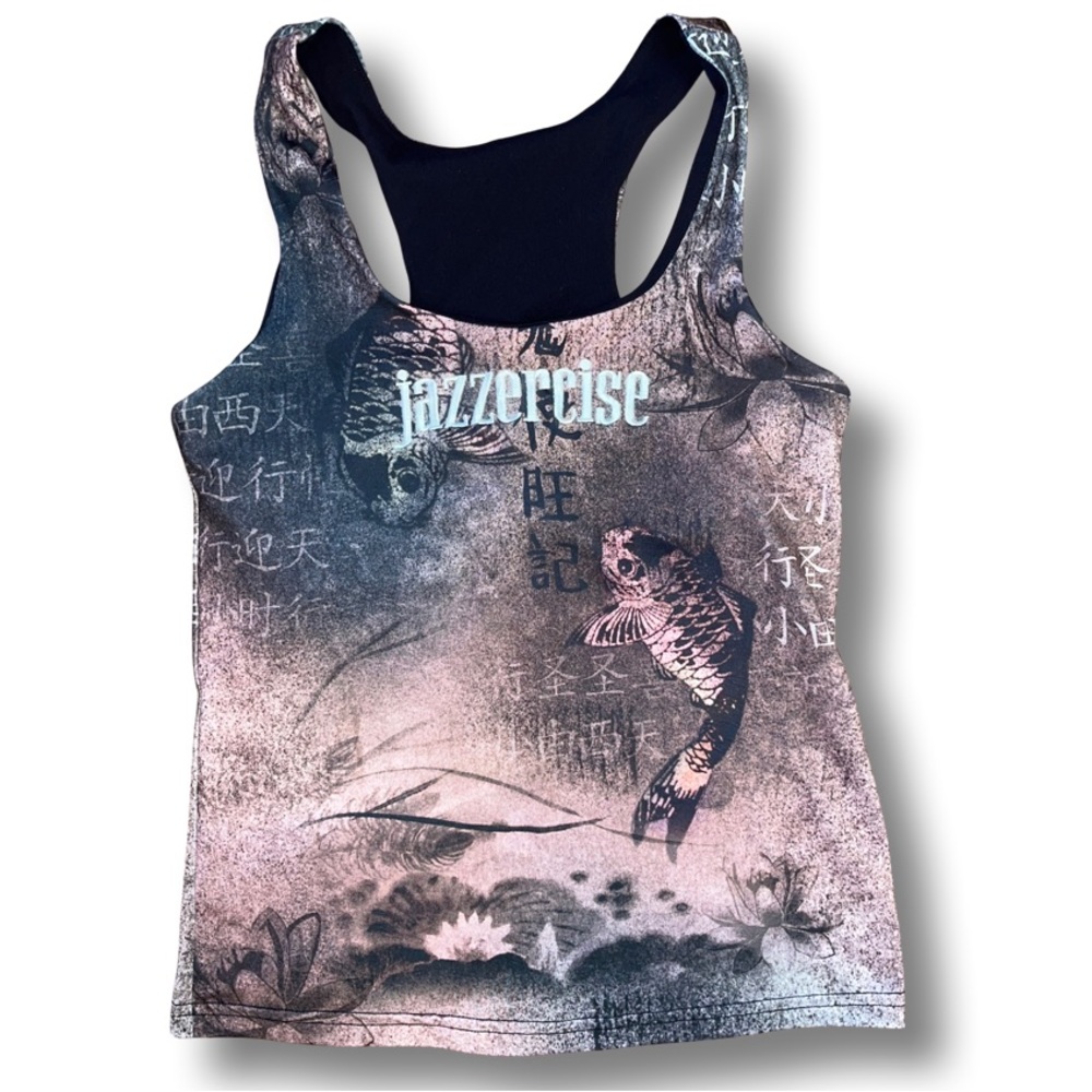 Jazzercise Workout Dance Racerback Tank Size Medium?